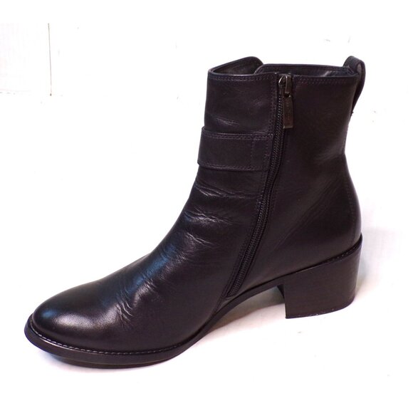 🆕PAUL GREEN Vanessa Block Heel Ankle Bootie Boot 8 Black - Picture 14 of 16